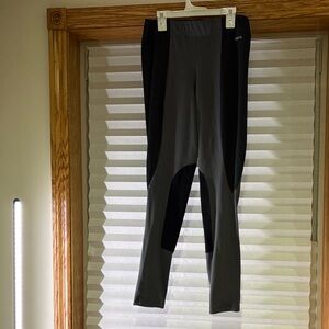 Black and Gray Kerrits Riding Pants